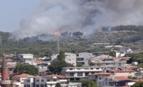 Yangın kabusu İzmir'e geri döndü: Urla'da yangın alarmı!