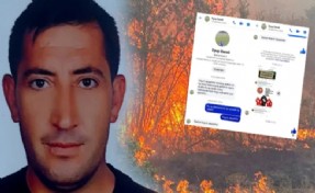 Yangında şehit olan işçinin mesajı ortaya çıktı