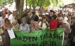 Zeytinleri için nöbet tutan köylülerden açlık grevi kararı!