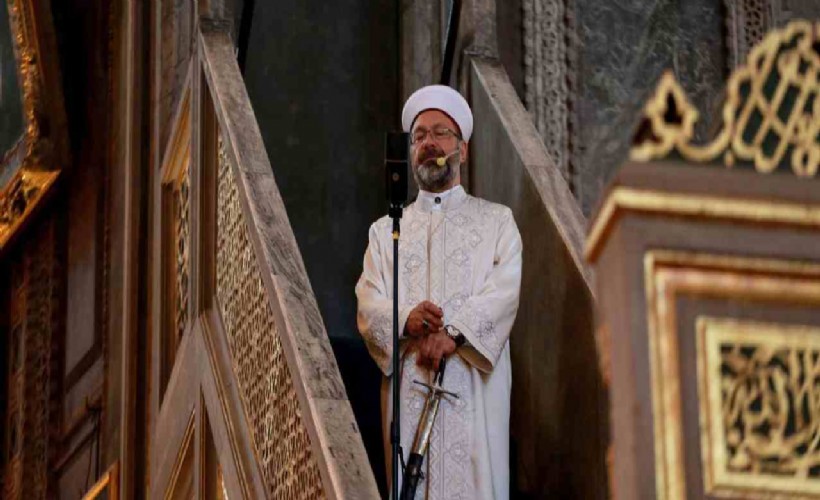 Ali Erbaş geleneği bozmadı! Diyanet'in hutbesinde Atatürk yok