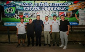 Aliağa 13 Eylül Masterler Futbol Turnuvası başladı