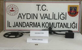 Aydın'da kaçak kazıya suçüstü: 5 gözaltı