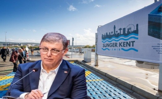 Başkan Tugay’dan ‘Sünger Kent’ açıklaması: Su sorununu gidermekten alakasız!
