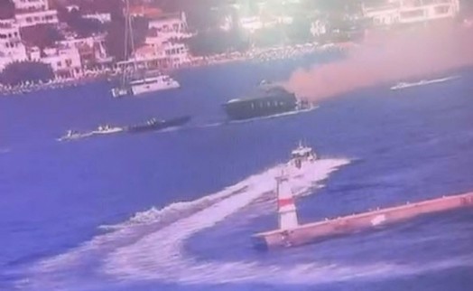 Bodrum'da motoryatta yangın