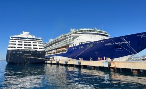 Bodrum’a 2 kruvaziyer 2 bin 609 turist getirdi