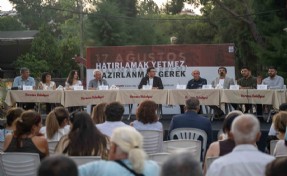 Bornova’da ortak afet bilinci buluşması: 'Hatırlamak yetmez, hazırlanmak gerek'