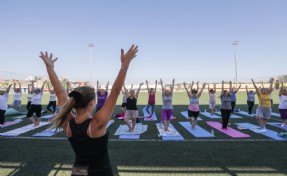 Bucalı kadınlardan yoga derslerine yoğun ilgi
