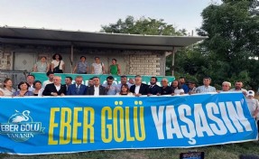 CHP'li vekillerden Eber Gölü çağrısı