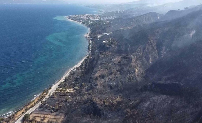Çanakkale kül oldu: Yangının büyüklüğü uydulara yansıdı