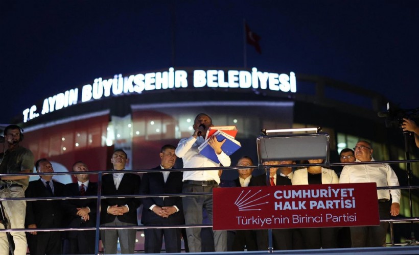 Çerçioğlu'na tepkiler sürüyor! CHP'den Aydın'da gövde gösterisi