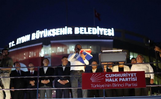 Çerçioğlu'na tepkiler sürüyor! CHP'den Aydın'da gövde gösterisi