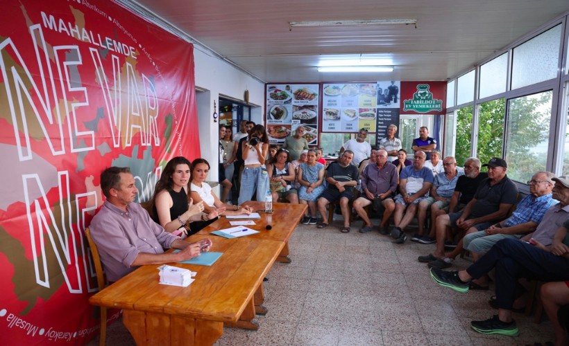 Çeşme'de 'Ne Var Ne Yok' buluşması! Başkan Denizli vatandaşları dinledi