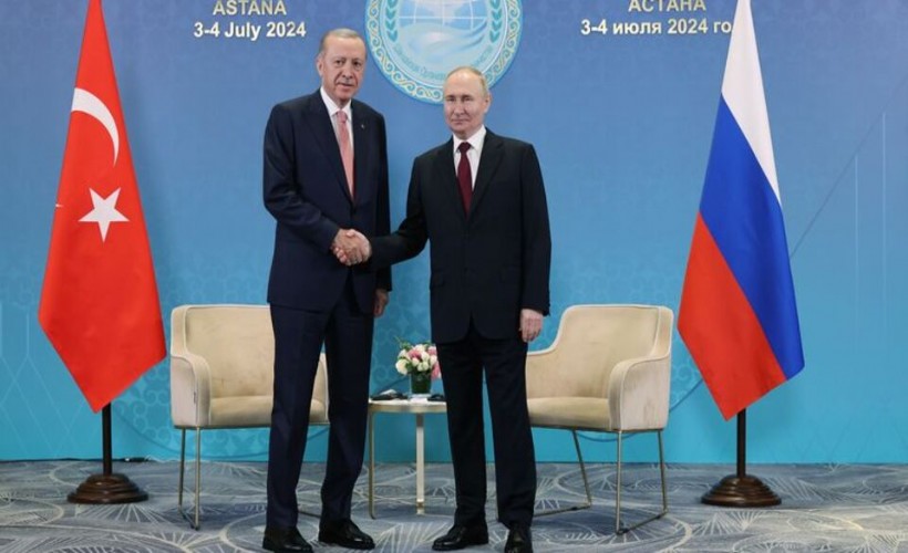 Cumhurbaşkanı Erdoğan Putin ile Çin'de buluşacak