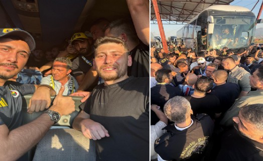 Fenerbahçe Başkanı Ali Koç taraftarlarla stada geldi