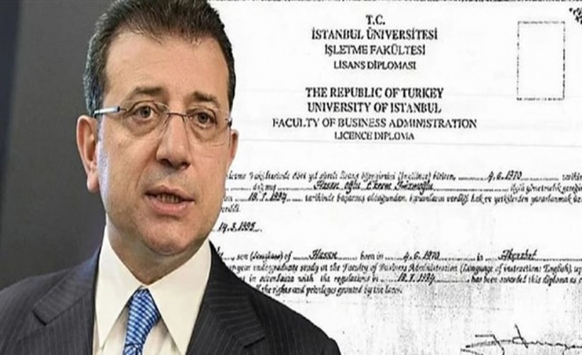 İmamoğlu'nun diploma davasında yeni gelişme