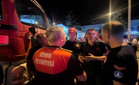 İzmir İtfaiyesi Balıkesir’de görev başında