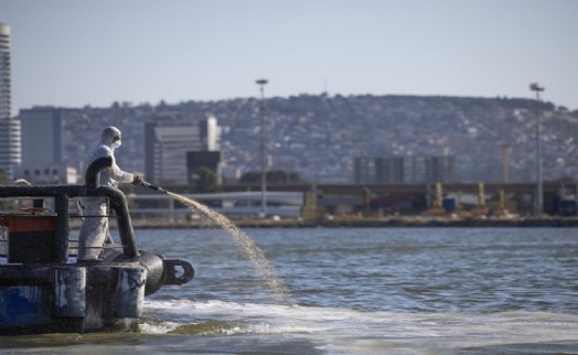 İzmir Körfezi için modifiye kil uygulaması devrede: Pilot bölge Bayraklı