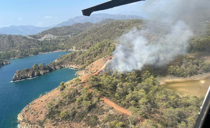 Kabus bitmiyor! Fethiye'de orman yangını