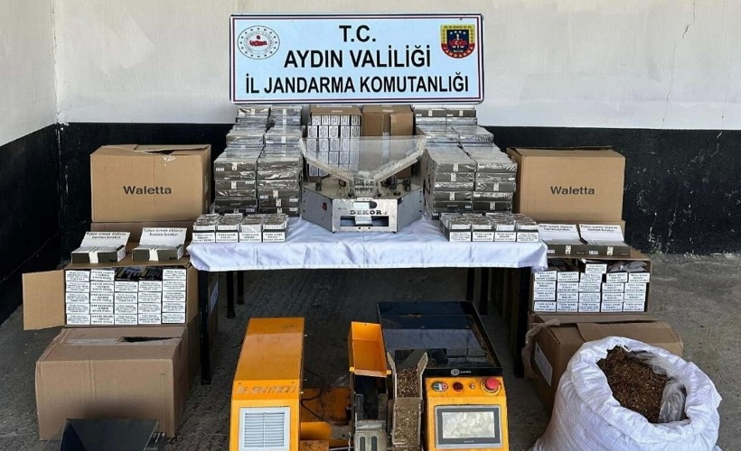 Kaçak sigara baskınında 1 kişi gözaltına alındı