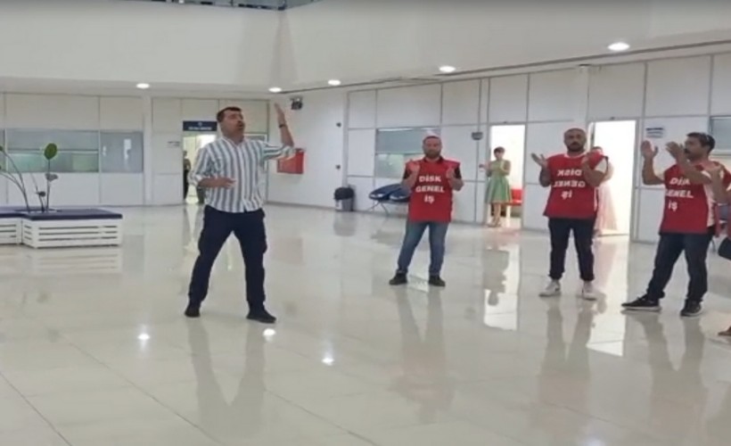 Karabağlar’da eylemin ikinci gününde Kınay'a çağrı: Bir an önce dönüş yapın!