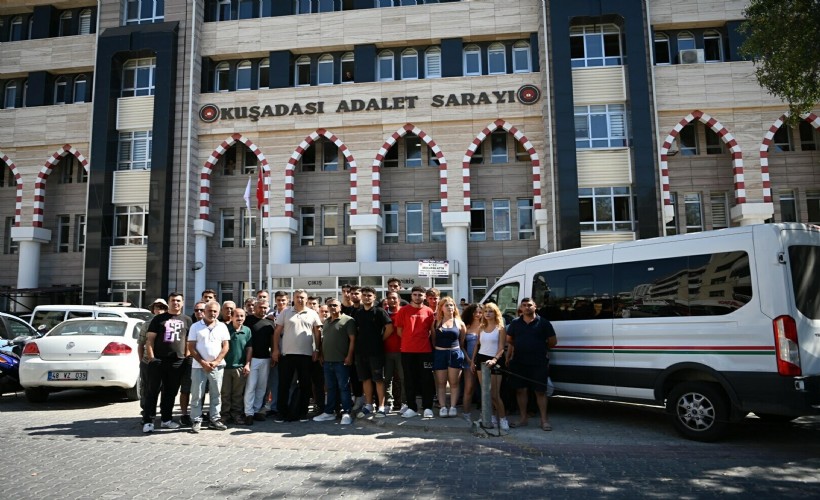 Kuşadası’nda, turistik tesiste maaşlarını alamayan çalışanlardan otel sahipleri hakkında suç duyurusu