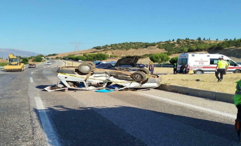 Manisa'da feci kaza: 1 ölü, 3 yaralı
