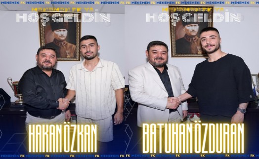 Menemen FK'dan iki takviye