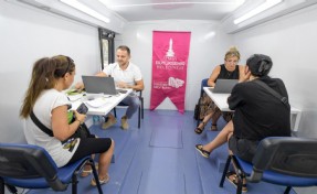 Mobil istihdam aracı iş arayanların ayağına gidiyor