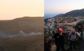 Muğla’da zeytinlikte çıkan yangın 1 saatte söndürüldü
