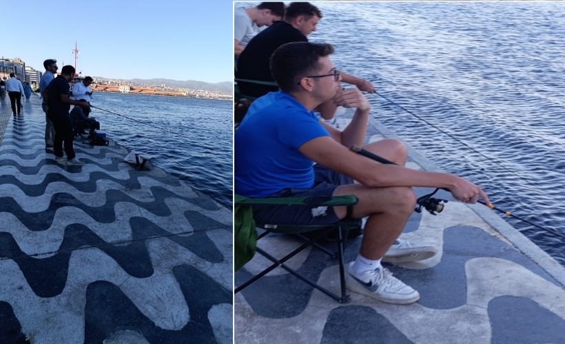 Ölü balıkların gölgesinde Körfez’de balık tutmaya devam!