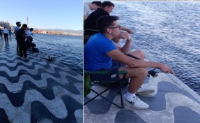 Ölü balıkların gölgesinde Körfez’de balık tutmaya devam!