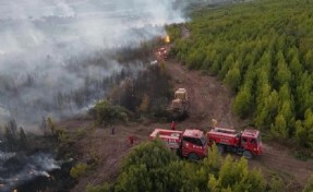 Orman yangını yine can aldı! 1 şehit, 4 yaralı