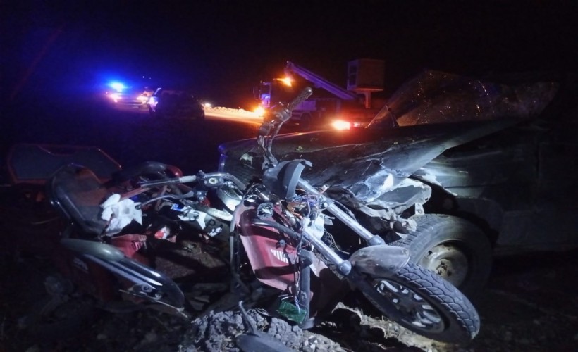 Otomobille çarpışan elektrikli bisikletin sürücüsü öldü