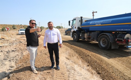 Seferihisar’da 2 kilometrelik yol yenileme çalışması başladı