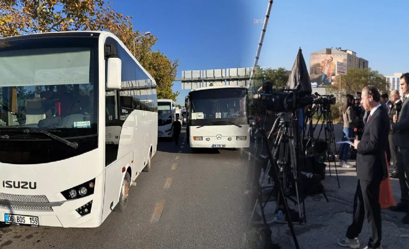 'Kurultay davası' öncesi Adliye önüne 9 çevik kuvvet otobüsü getirildi!