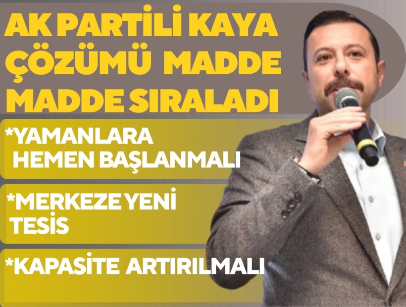 AK Partili Kaya 'çöp krizi'ne çözümü madde madde sıraladı