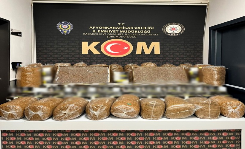 Afyonkarahisar'da kaçakçılık operasyonu
