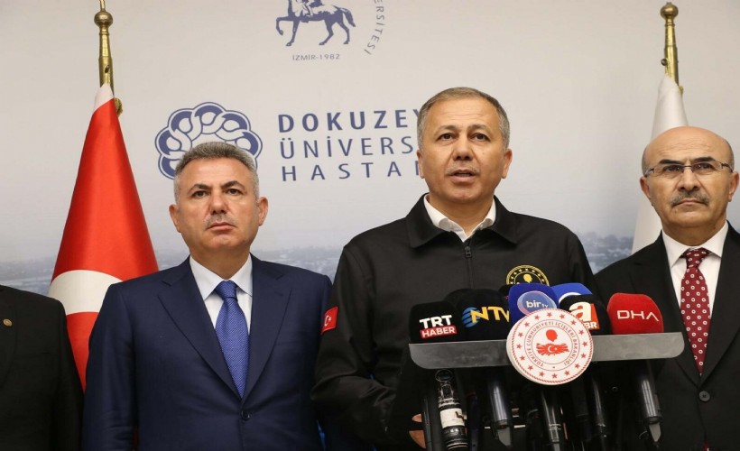 Bakan Yerlikaya İzmir'de saldırıda yaralanan polisleri ziyaret etti