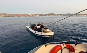 Bodrum açıklarından 17 kaçak göçmen yakalandı