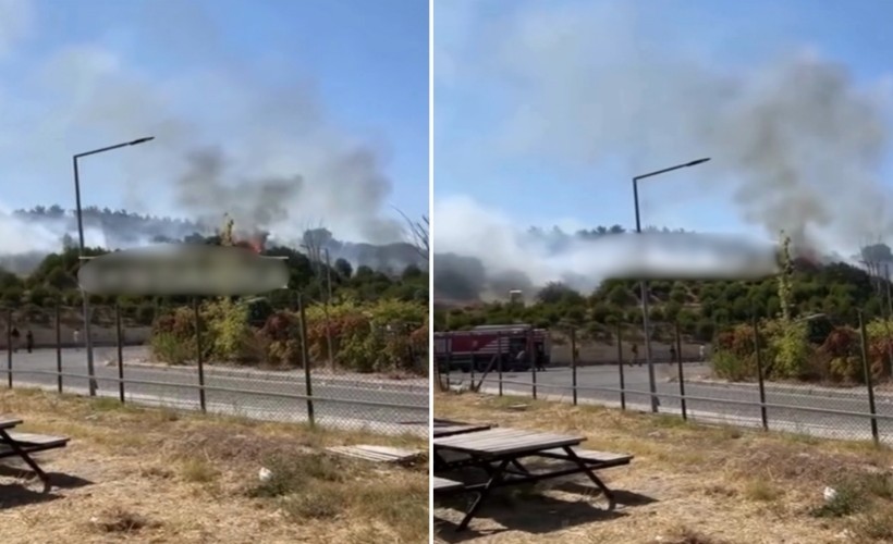 Bu kez Şahin Tepesi'nde alevler yükseldi: İzmir'de orman yangını!