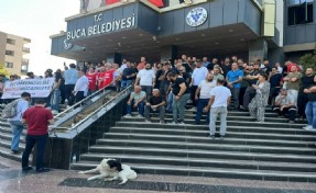 Buca Belediyesi'nde işçiler geri adım atmıyor!