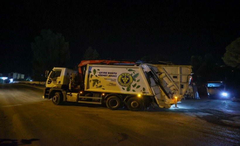 Buca’da eylem bitti, temizlik çalışmaları hızla başladı
