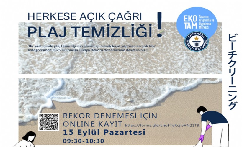 Büyükşehir’den top yekün plaj temizliği için çağrı