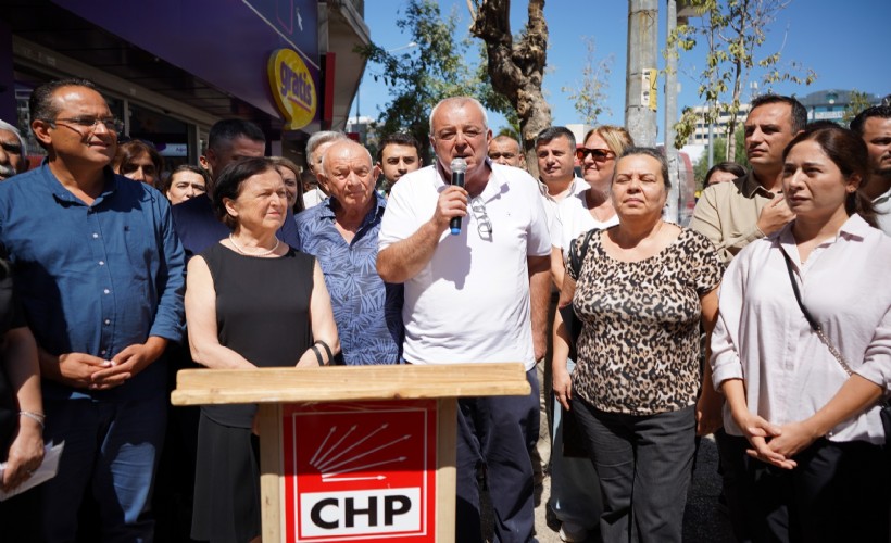 CHP Bornova’dan ‘baba evi’ nöbeti