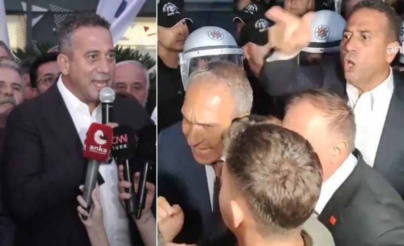 CHP İstanbul İl Başkanlığı önünde abluka: Polis ile partililer arasında tartışma çıktı