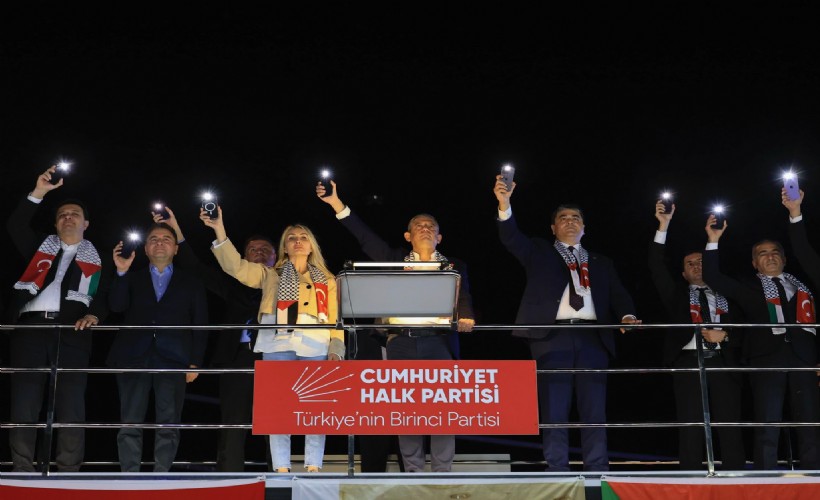 CHP'den tarihi Filistin mitingi: Özel'den Erdoğan'a 'Sumud Filosu' çağrısı