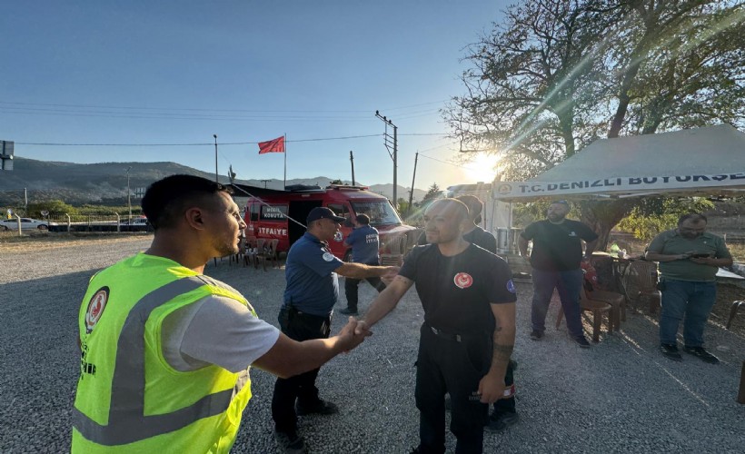 Denizli’de görev tamam, İzmir İtfaiyesi eve dönüyor