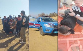 Devrilen kamyonetteki dinamitler kontrollü patlatıldı; 10 yaralı