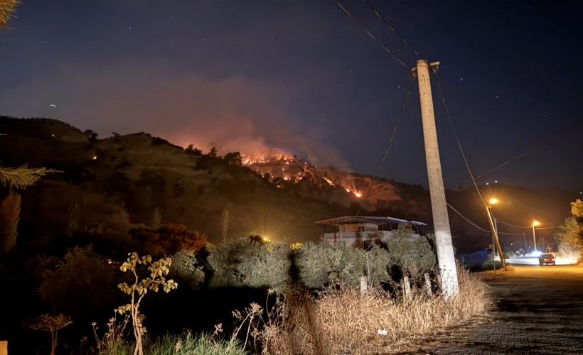 Efeler'deki orman yangınında 3 personel yaralandı
