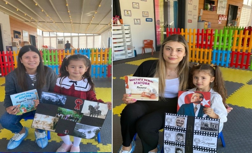 Efes Selçuk'tan miniklere anlamlı etkinlik: 'Dersimiz Atatürk'